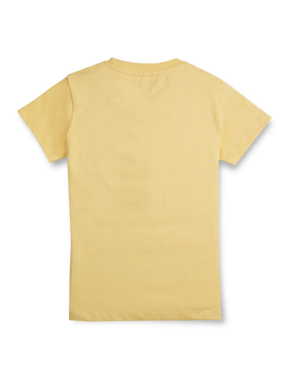 Gini And Jony Girls Yellow Graphic Print Cotton Knits Top Half Sleeves 9-10 Years