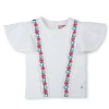 Gini And Jony Girls Cotton Round Neck Half Sleeves Knits Top