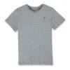 Gini And Jony Boys Grey Typographic Print Cotton T-Shirt Half Sleeves