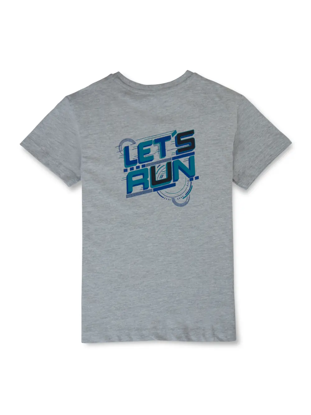 Gini And Jony Boys Grey Typographic Print Cotton T-Shirt Half Sleeves