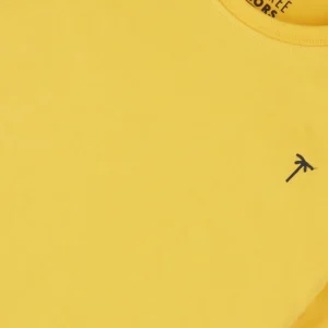 Gini And Jony Boys Yellow Graphic Print Cotton T-Shirt Half Sleeves