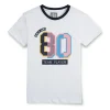 Gini And Jony Boys White Typographic Print Cotton T-Shirt Half Sleeves