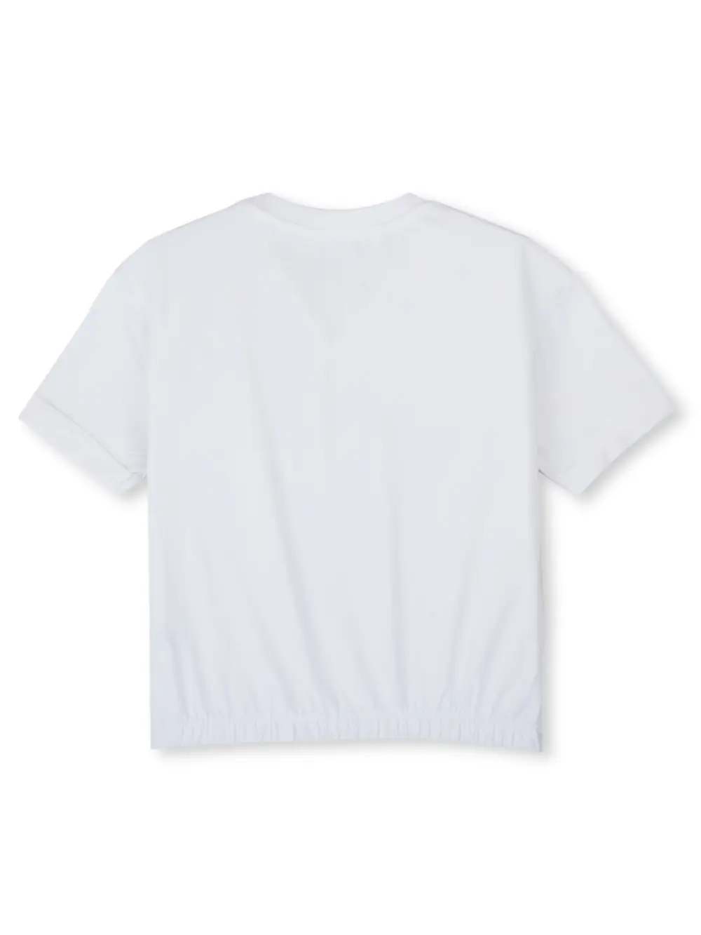 Gini And Jony Girls Cotton Round Neck Half Sleeves Knits Top