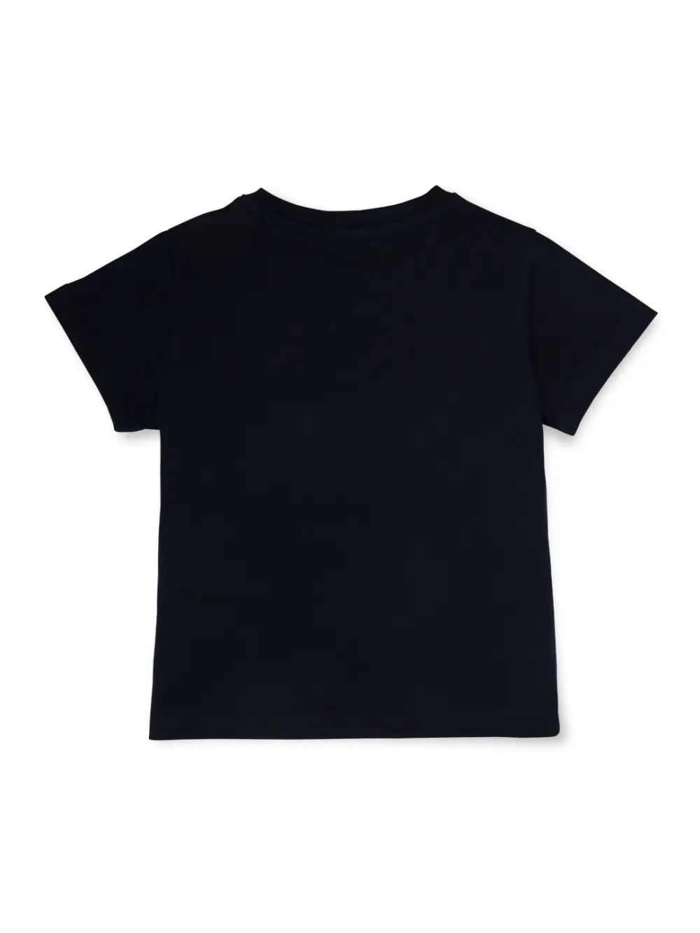 Gini And Jony Girls Navy Blue Graphic Print Cotton Lycra Knits Top Half Sleeves 9-12 Months