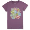Gini And Jony Girls Cotton Round Neck Half Sleeves Knits Top