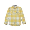 Gini And Jony Boys Yellow Checks Cotton Shirt Full Sleeves
