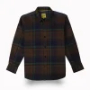 Gini And Jony Boys Brown Checks Cotton Shirt Full Sleeves