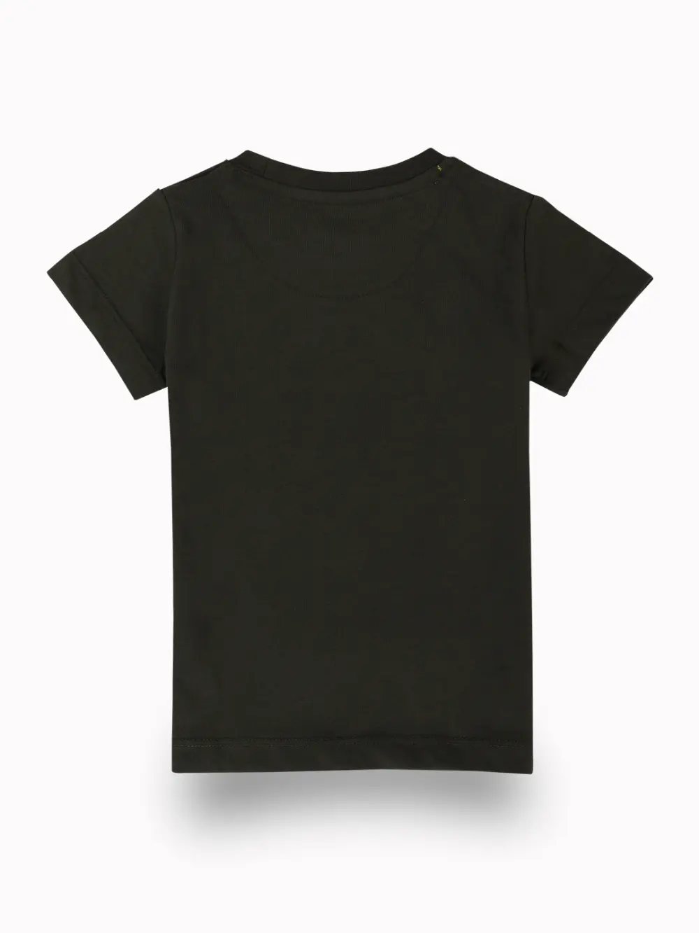 Gini And Jony Boys Olive Graphic Print Cotton T-Shirt Half Sleeves