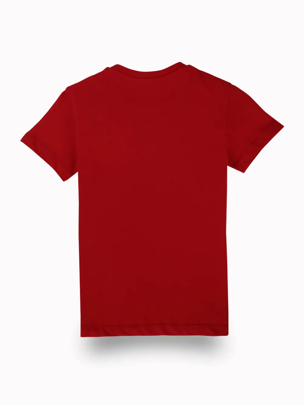 Gini And Jony Boys Red Typographic Print Cotton T-Shirt Half Sleeves