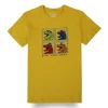 Gini And Jony Boys Yellow Graphic Print Cotton T-Shirt Half Sleeves