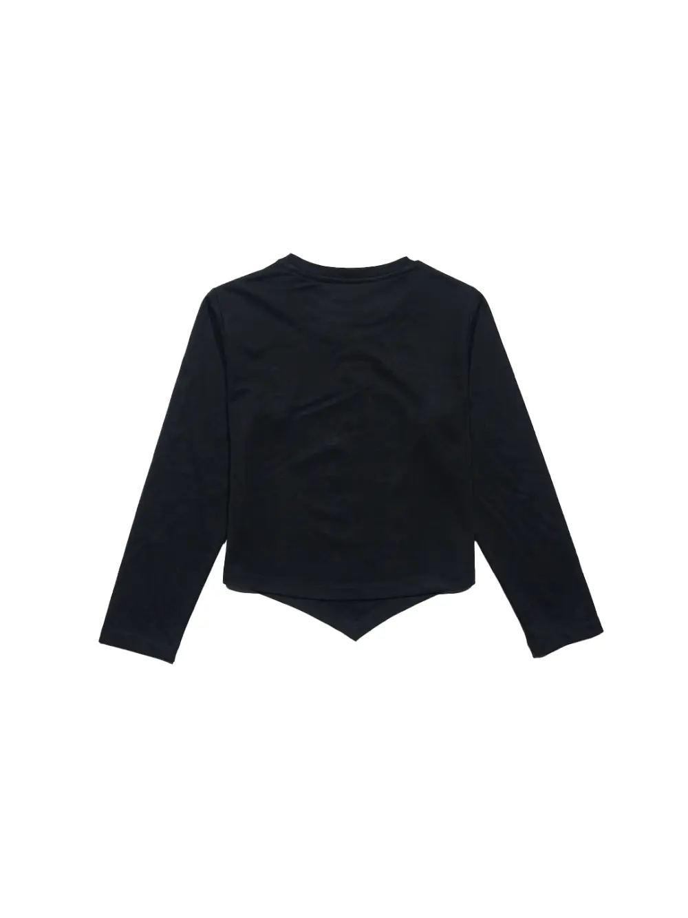 Gini And Jony Girls Black Embroidery Cotton Knits Top Full Sleeves 11-12 Years