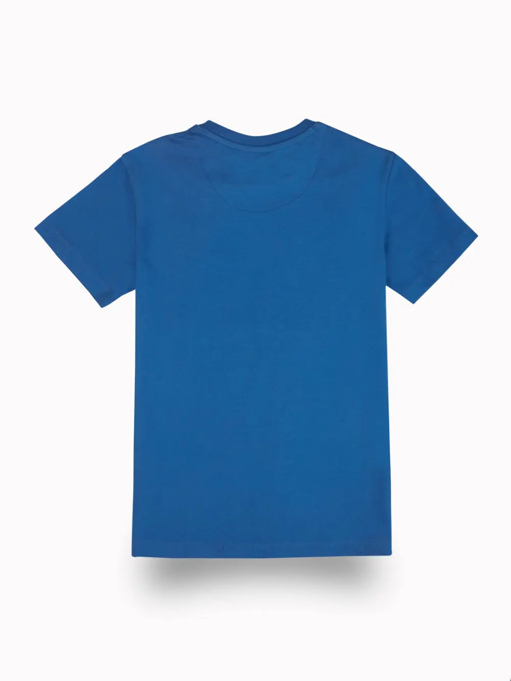 Gini And Jony Boys Blue Typographic Print Cotton T-Shirt Half Sleeves