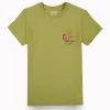 Gini And Jony Boys Olive Graphic Print Cotton T-Shirt Half Sleeves