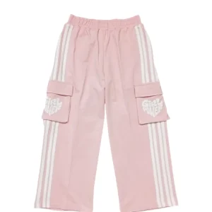Gini And Jony Girls Baby Pink Typographic Print Cotton Co Ordinate 9-10 Years