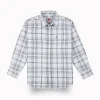 Gini And Jony Boys White Checks Cotton Shirt Full Sleeves