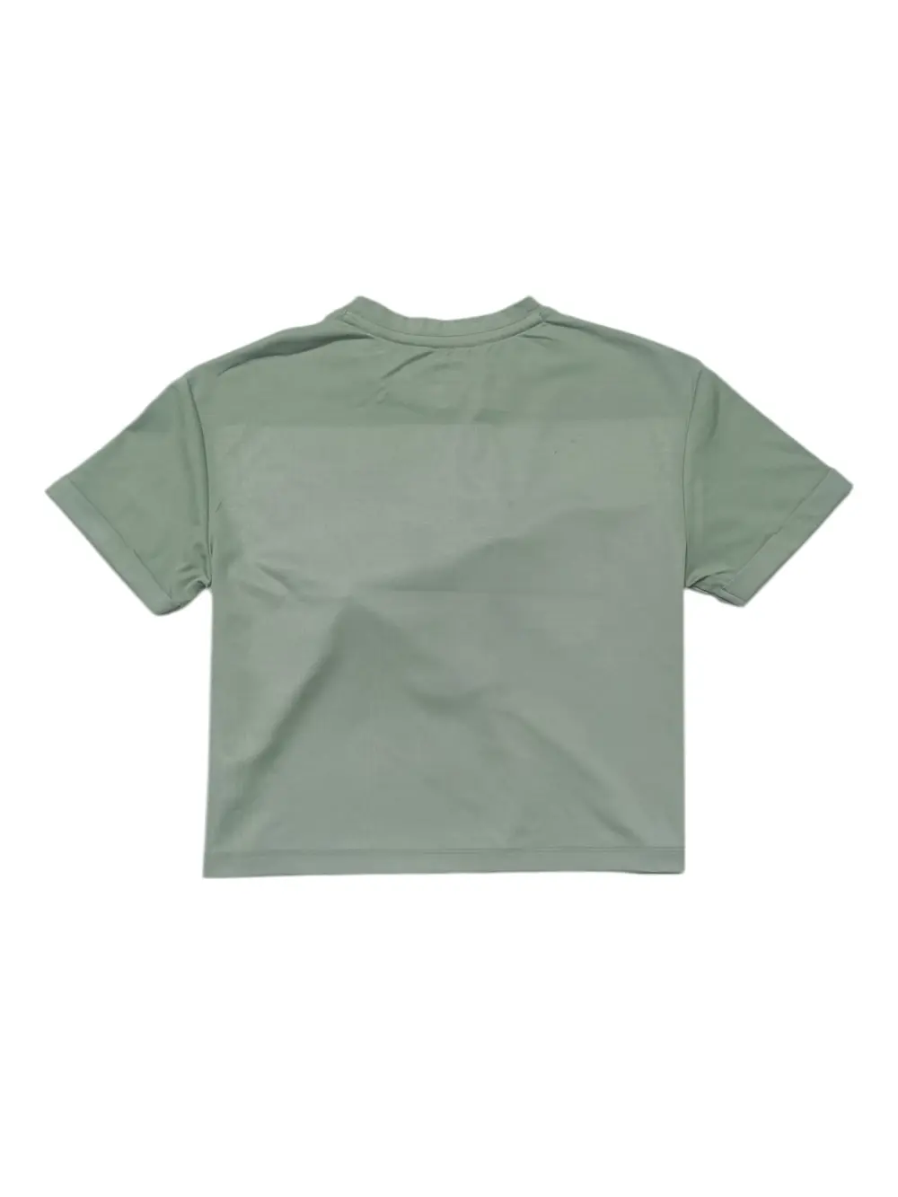 Gini And Jony Girls Olive Applique Cotton Knits Top Half Sleeves 11-12 Years