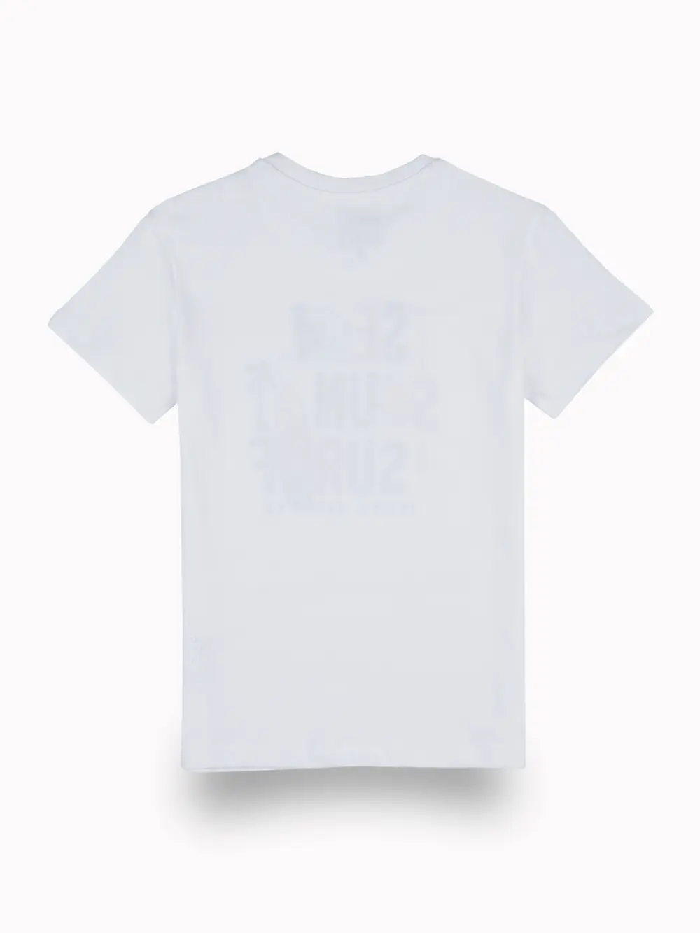Gini And Jony Boys White Typographic Print Cotton T-Shirt Half Sleeves