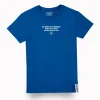 Gini And Jony Boys Blue Graphic Print Cotton T-Shirt Half Sleeves