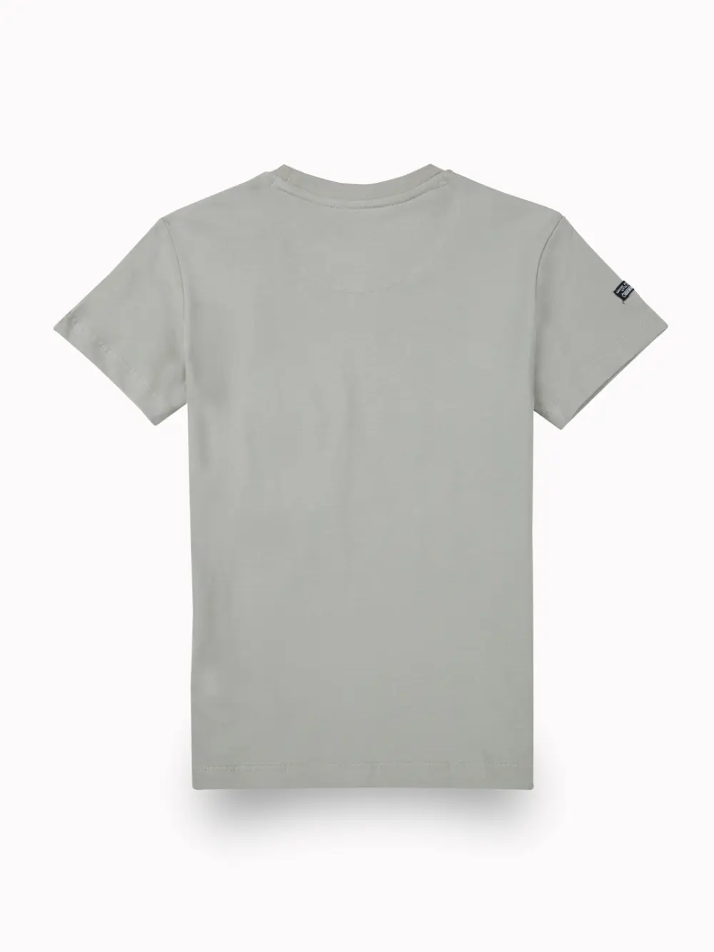 Gini And Jony Boys Grey Typographic Print Cotton T-Shirt Half Sleeves