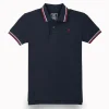Gini And Jony Boys Navy Blue Brand Logo Cotton T-Shirt Half Sleeves