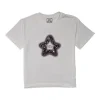 Gini And Jony Girls White Graphic Print Cotton Knits Top Half Sleeves 9-10 Years