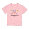 Gini And Jony Girls Pink Embellished Cotton Knits Top Half Sleeves 11-12 Years