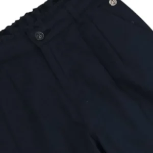 Gini And Jony Girls Navy Embroidery Cotton Culottes Elasticated