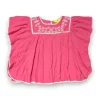 Gini And Jony Girls Pink Floral Print Cotton Woven Top Cap Sleeves 9-10 Years