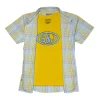 Gini And Jony Boys Yellow Checks Cotton Shirt Half Sleeves