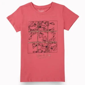 Gini And Jony Girls Multi Color Graphic Print Cotton Knits Top Pack Of 3 Half Sleeves 9-10 Years