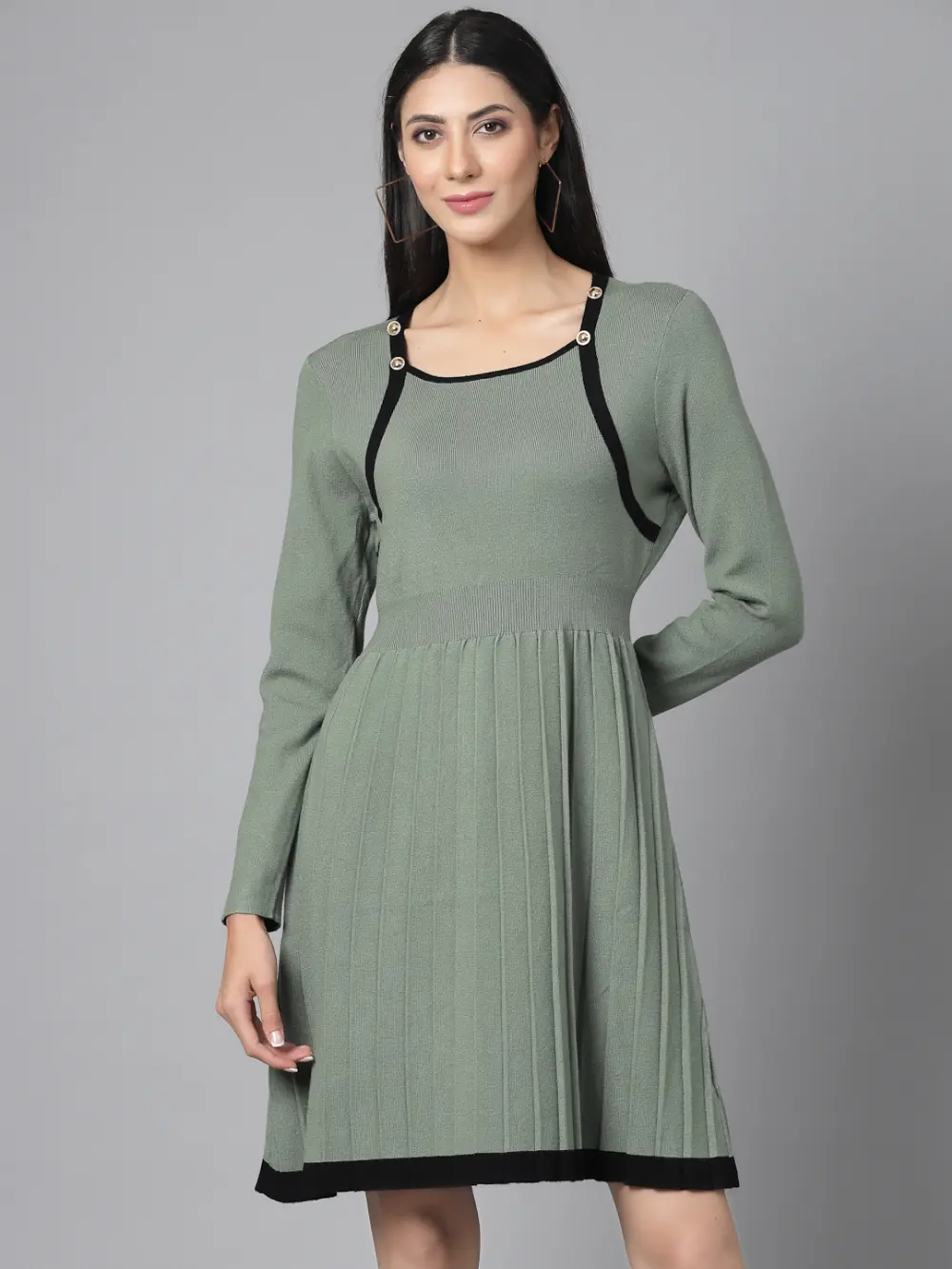 A-Line Dress With Straps