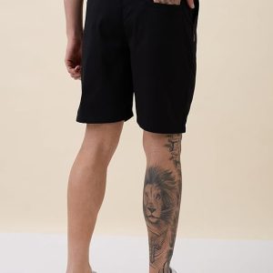 Status Quo Men'S Solid Basic Regular Fit Drawstring Shorts