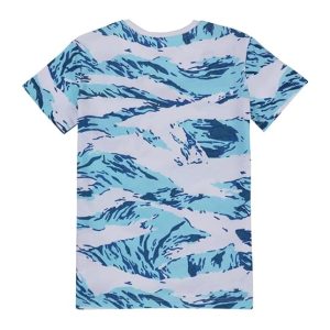 Gini & Jony Boys' Blue T-Shirt Knitshand-Wash Regular Fit