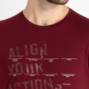 Mens Printed Round Neck T-Shirt