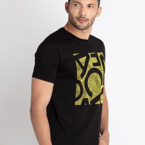 Mens Printed Round Neck T-Shirt