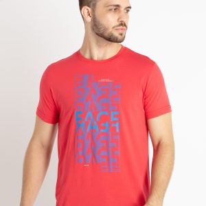 Mens Printed Round Neck T-Shirt