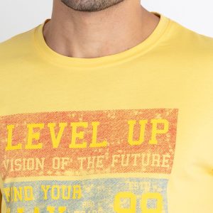 Mens Printed Round Neck T-Shirt