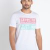 Mens Printed Round Neck T-Shirt