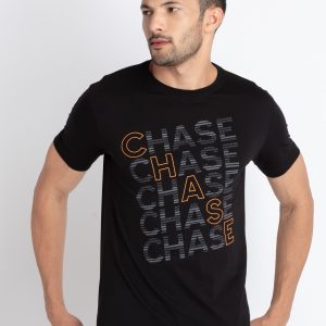 Mens Printed Round Neck T-Shirt