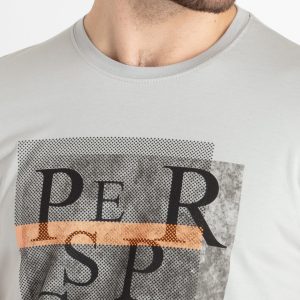 Mens Printed Round Neck T-Shirt