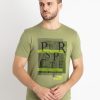 Mens Printed Round Neck T-Shirt