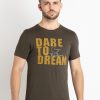 Mens Printed Round Neck T-Shirt