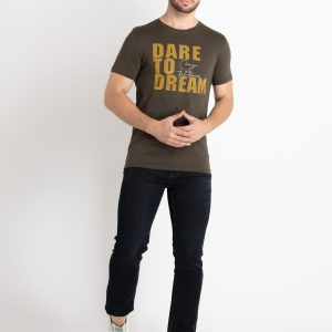 Mens Printed Round Neck T-Shirt