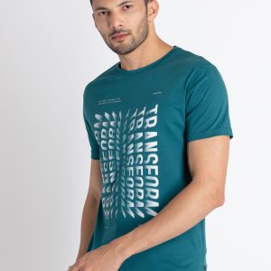 Mens Printed Round Neck T-Shirt