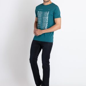 Mens Printed Round Neck T-Shirt