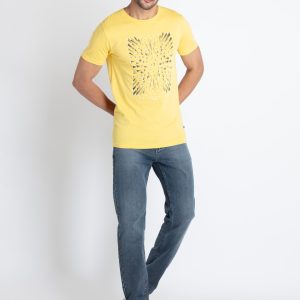 Mens Printed Round Neck T-Shirt