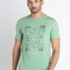 Mens Printed Round Neck T-Shirt