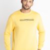 Mens Solid Round Neck Sweatshirt