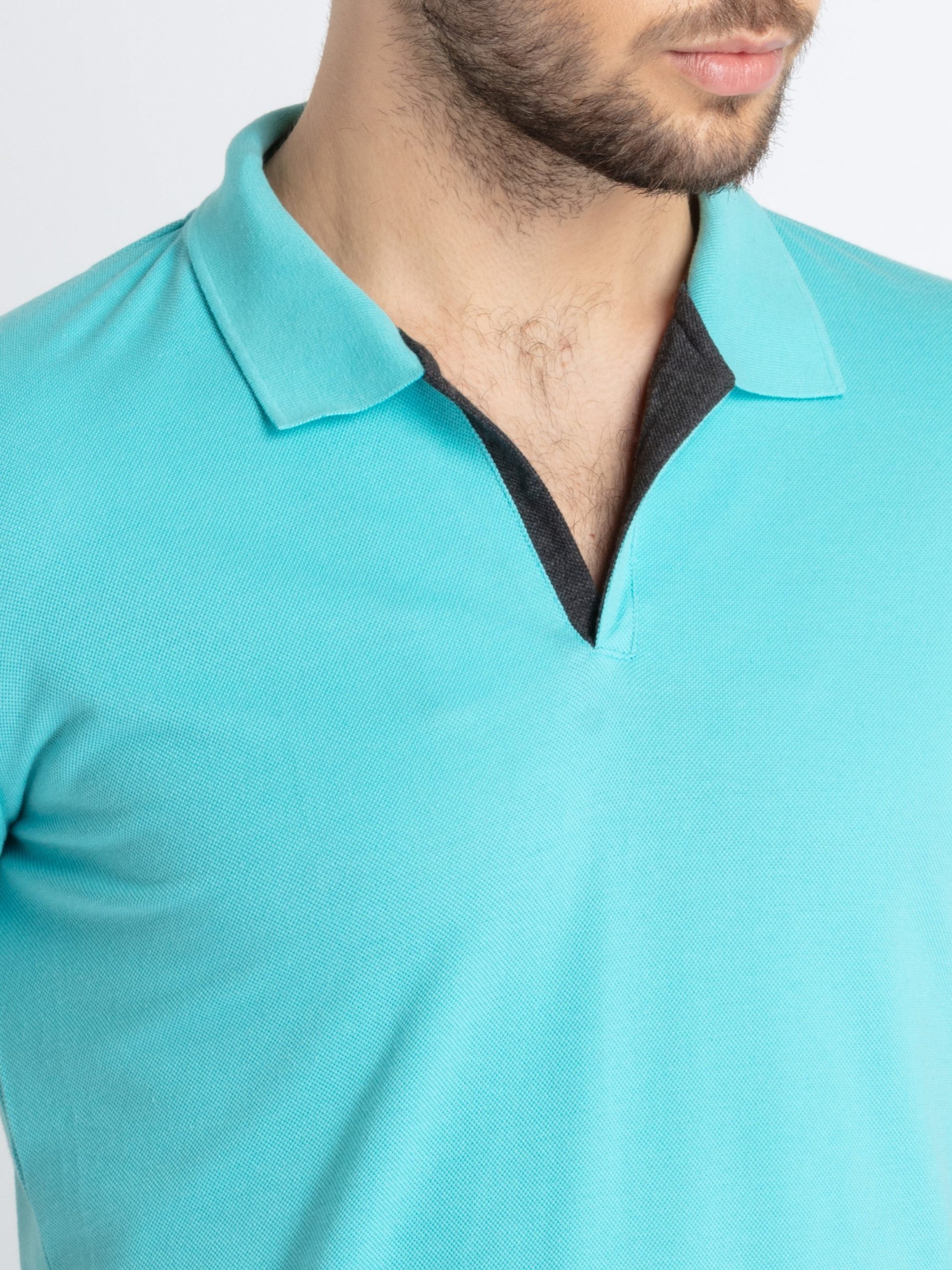Status Quo Mens Solid Slim Fit Polo T-Shirt