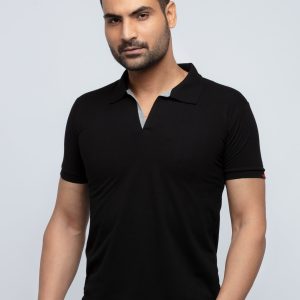 Status Quo Mens Solid Slim Fit Polo T-Shirt